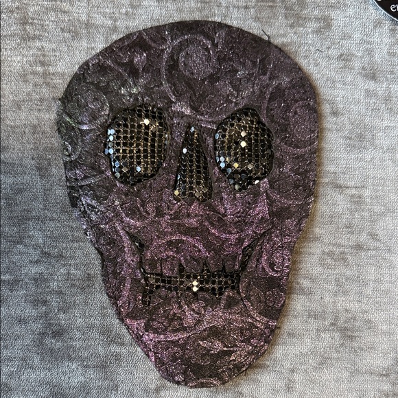 Embellished Skull Patch Accessory - Picture 1 of 4